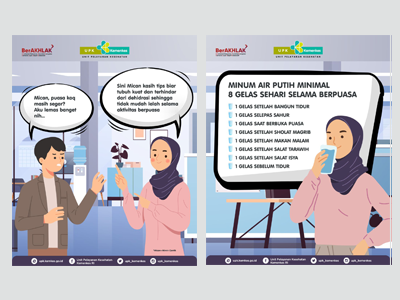 Media Sosial: Minum Air Putih Selama Berpuasa